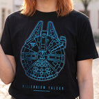 Produktbild Star Wars - Millennium Falcon T-Shirt schwarz