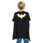 Produktbild Batman - Kinder T-Shirt mit Cape schwarz