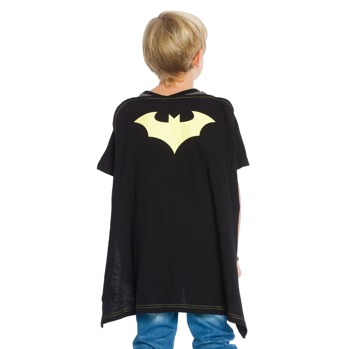Produktbild Batman - Kinder T-Shirt mit Cape schwarz