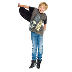 Produktbild Batman - Kinder T-Shirt mit Cape schwarz