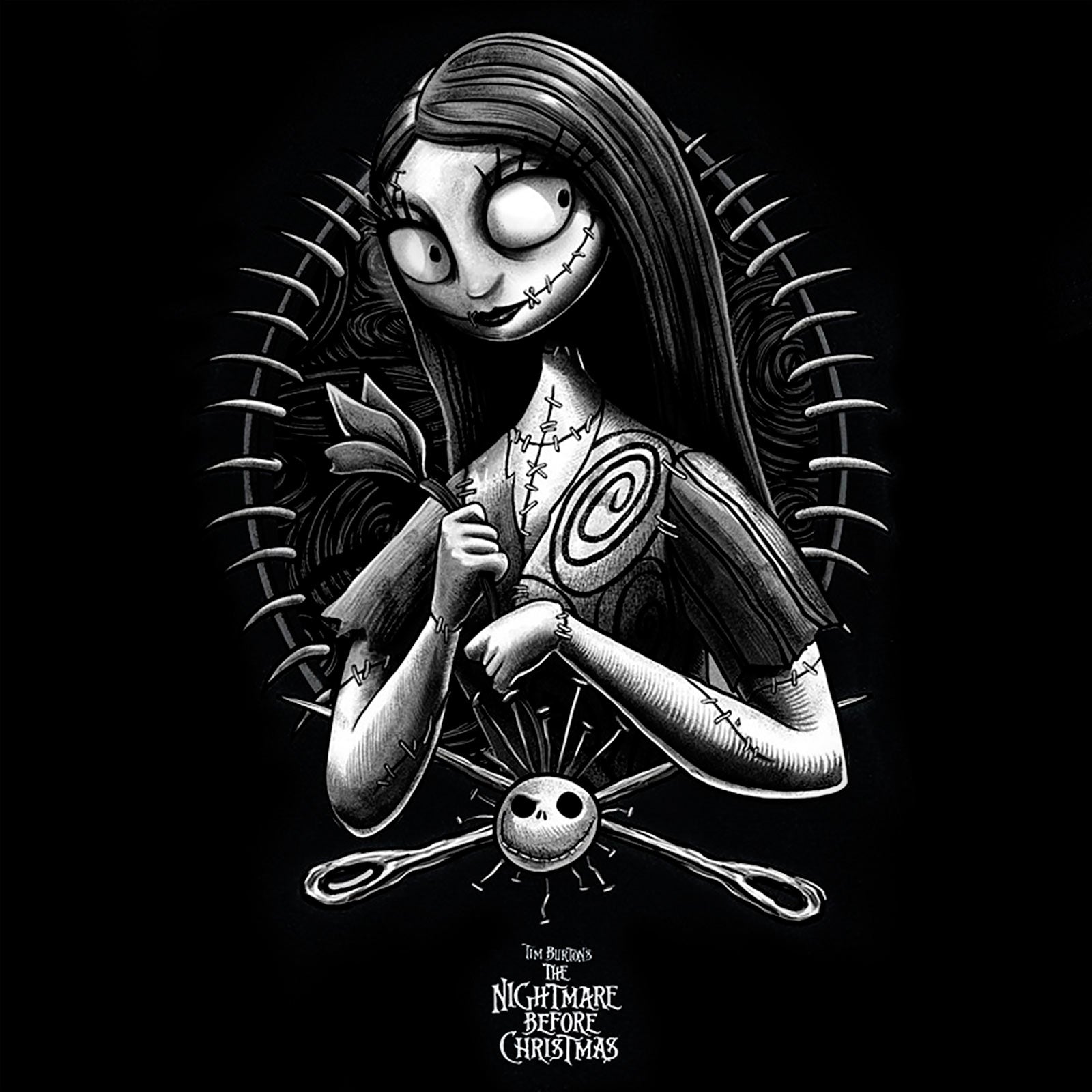 Produktbild Nightmare Before Christmas - Sally Girlie Shirt schwarz
