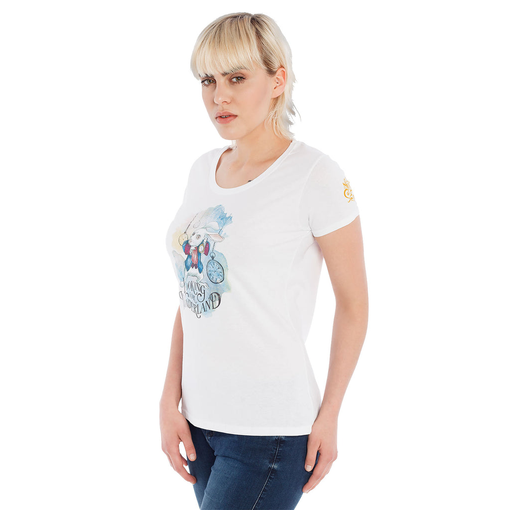 Produktbild Alice im Wunderland - Wonderland Girlie Shirt weiß