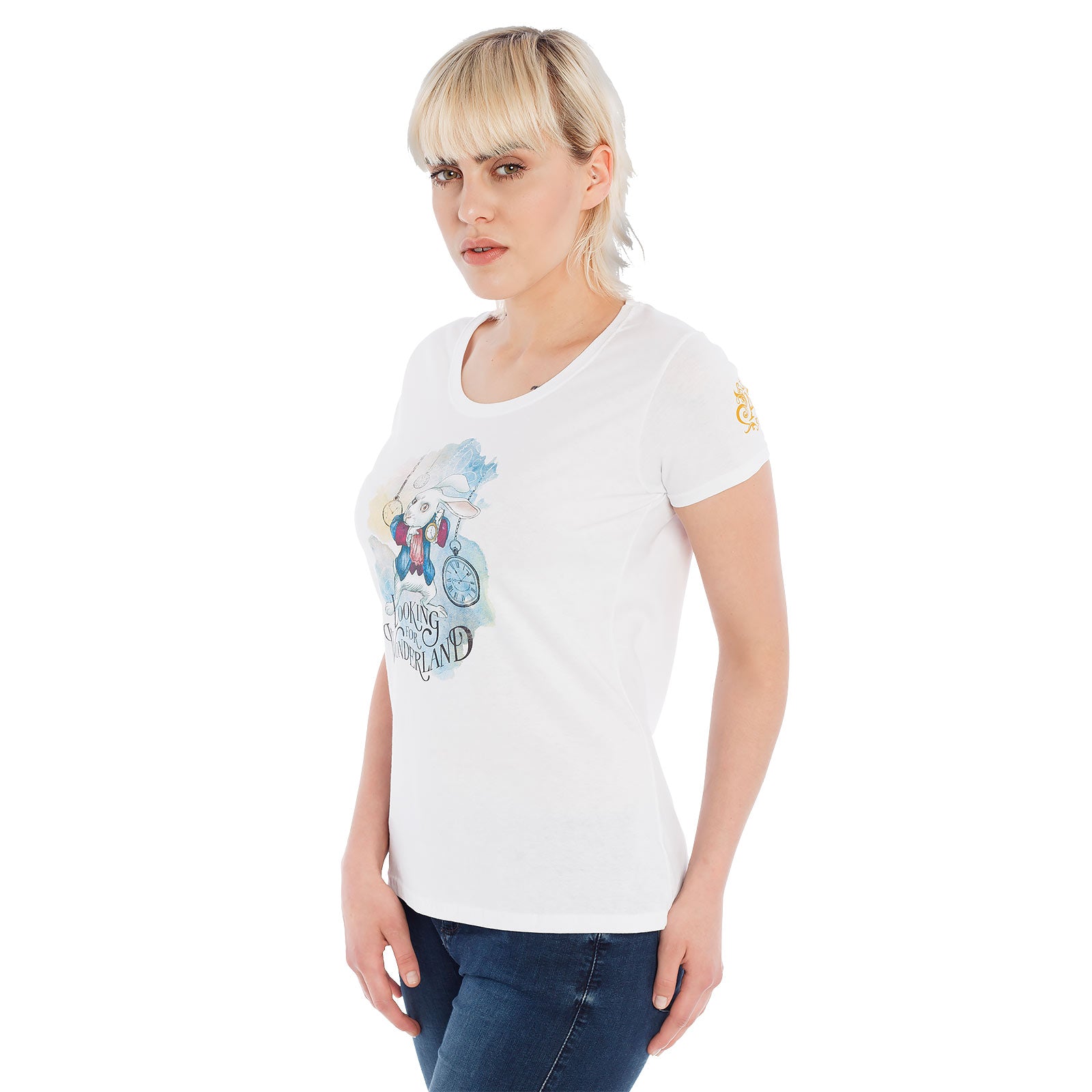 Produktbild Alice im Wunderland - Wonderland Girlie Shirt weiß