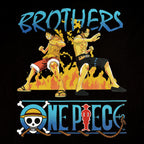 Produktbild One Piece - Brothers T-Shirt schwarz