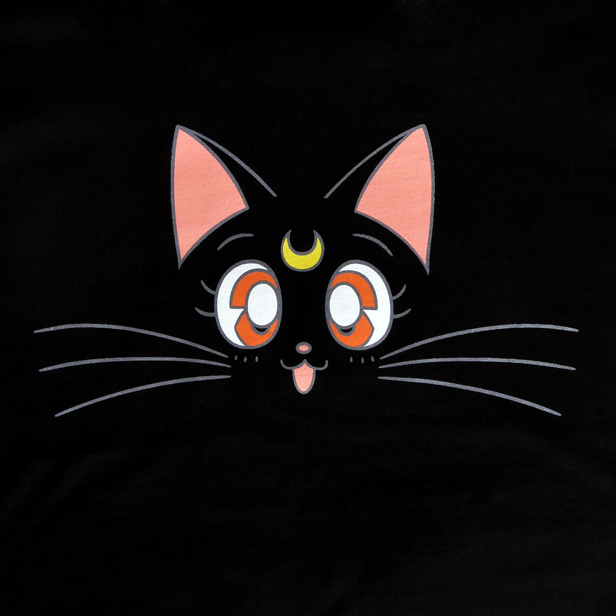 Produktbild Sailor Moon - Luna Girlie Shirt schwarz