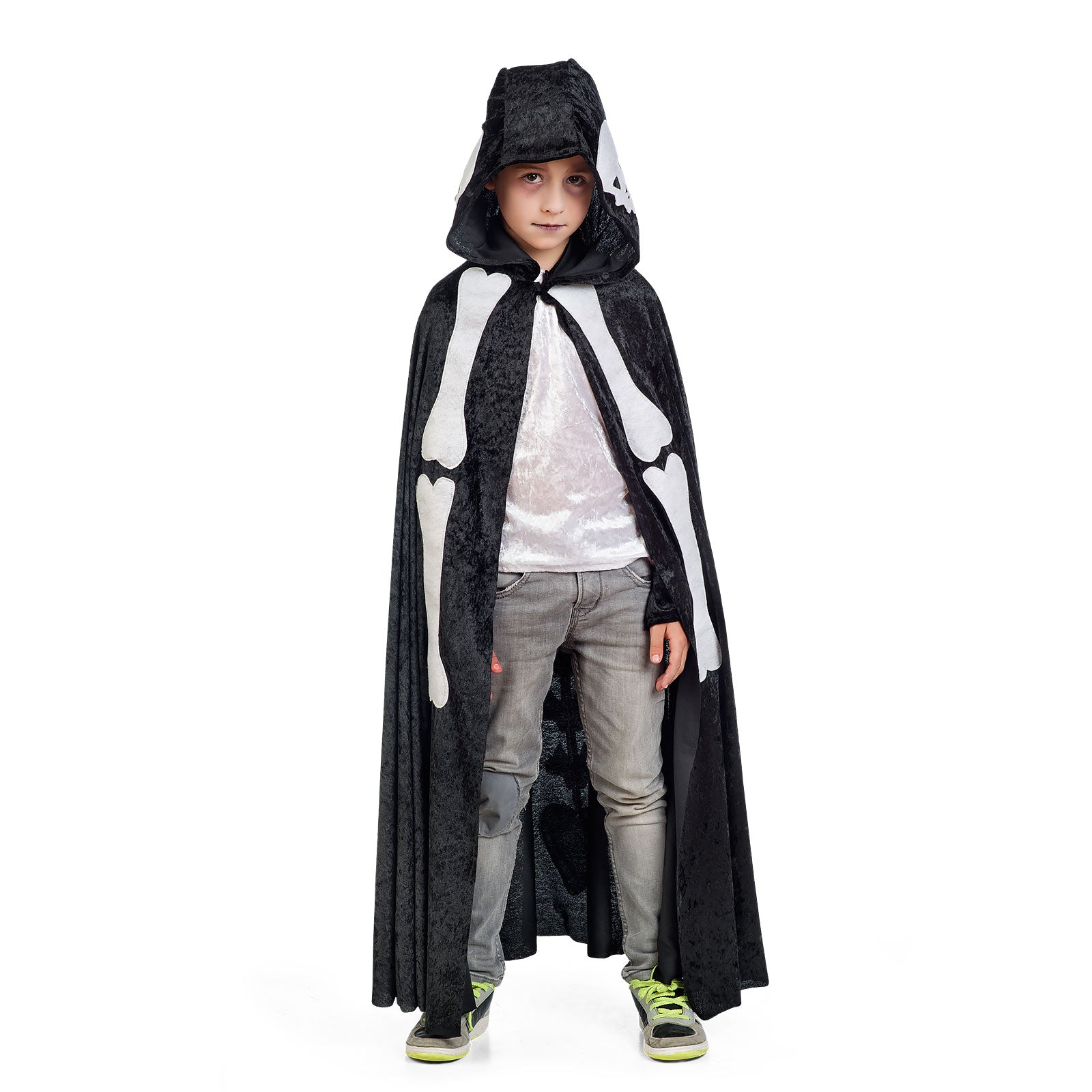 Produktbild Halloween Skelett Cape - Kostüm Kinder