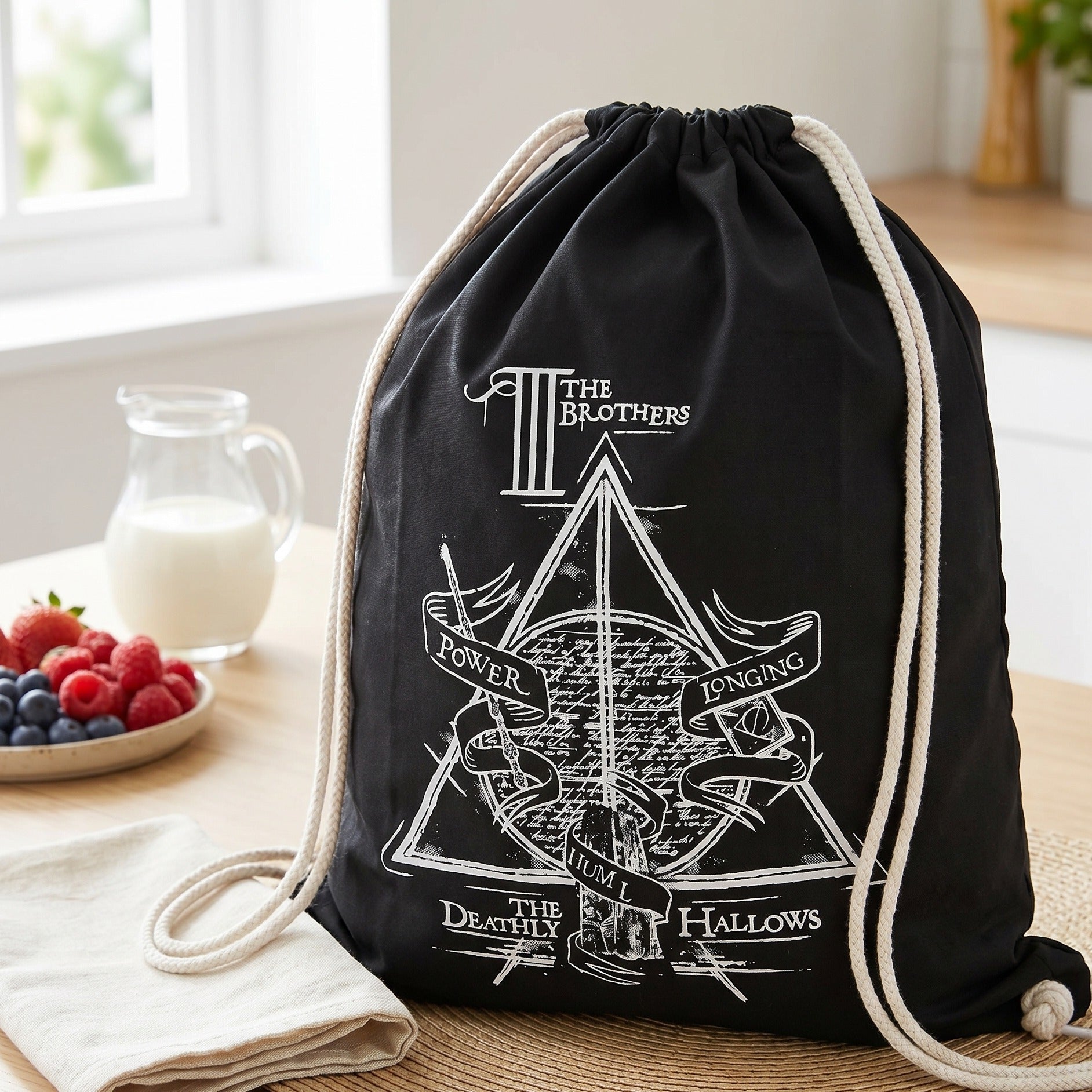 Produktbild Harry Potter - Die Drei Brüder Sportbag schwarz