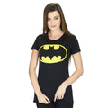 Produktbild Batman - Logo Girlie Shirt schwarz