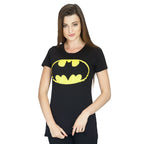 Produktbild Batman - Logo Girlie Shirt schwarz