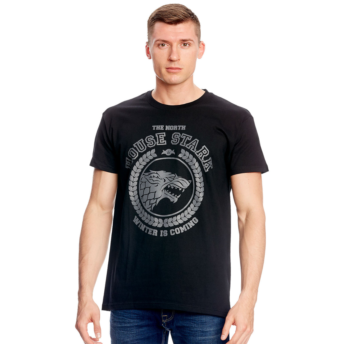 Produktbild Game of Thrones - Stark Wappen T-Shirt schwarz