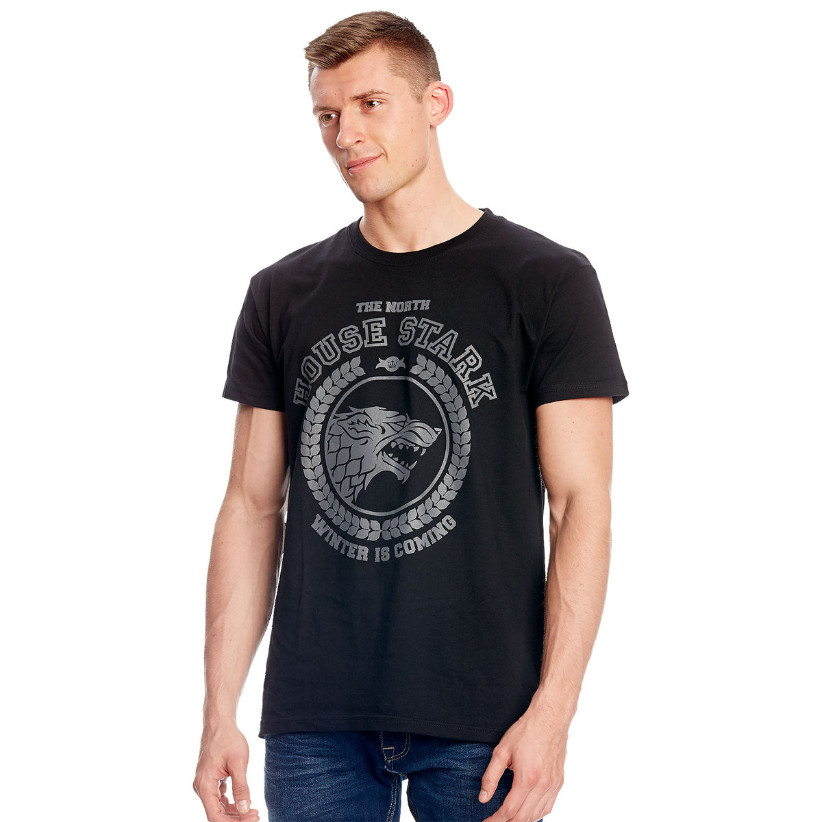 Produktbild Game of Thrones - Stark Wappen T-Shirt schwarz