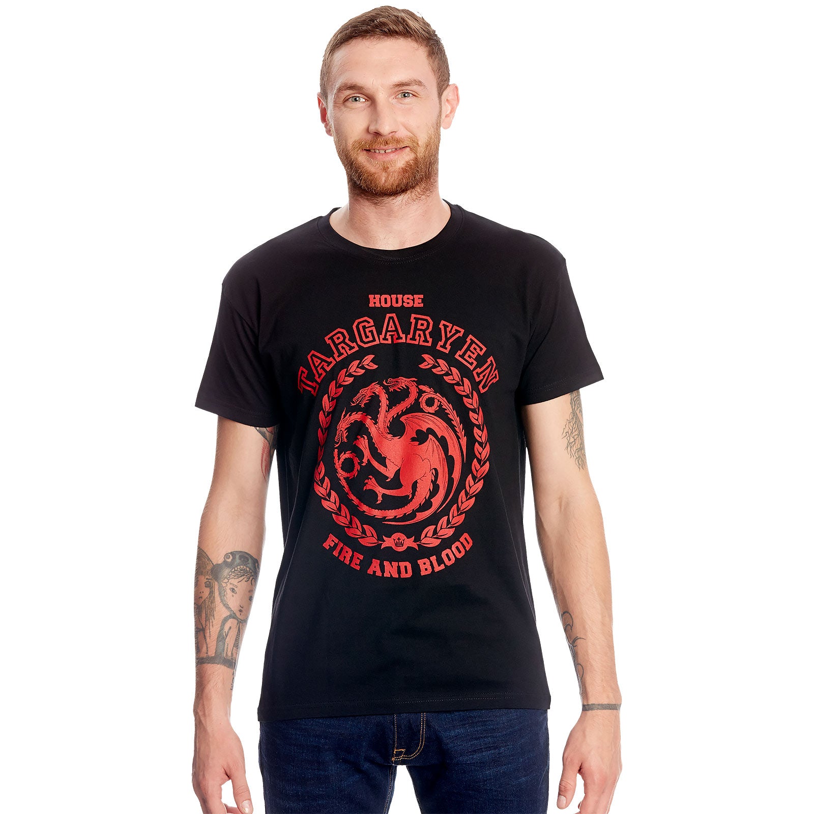 Produktbild Game of Thrones - Targaryen Wappen T-Shirt schwarz
