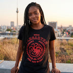 Produktbild Game of Thrones - Targaryen Wappen T-Shirt schwarz