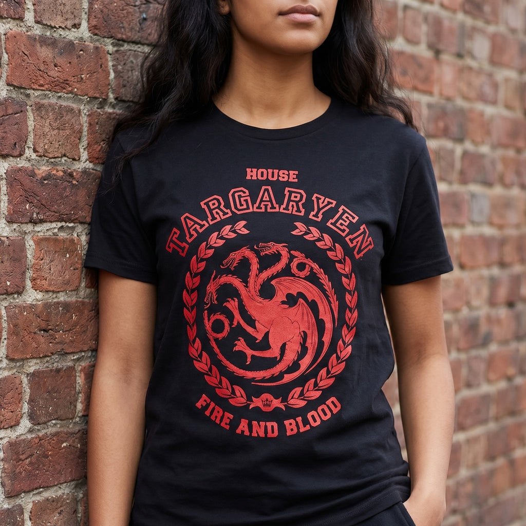 Produktbild Game of Thrones - Targaryen Wappen T-Shirt schwarz