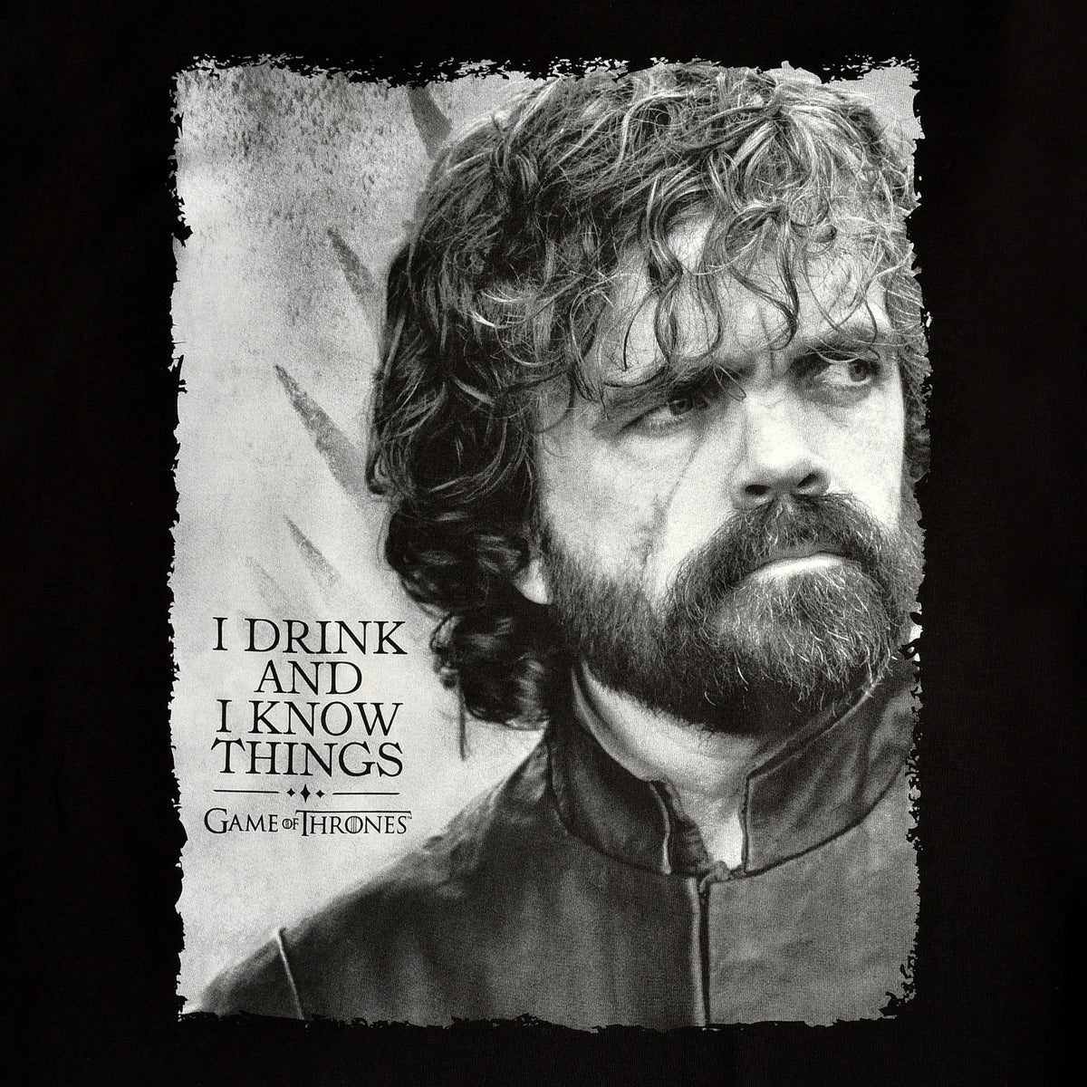 Produktbild Game of Thrones - Tyrion Drink And Know Things T-Shirt schwarz