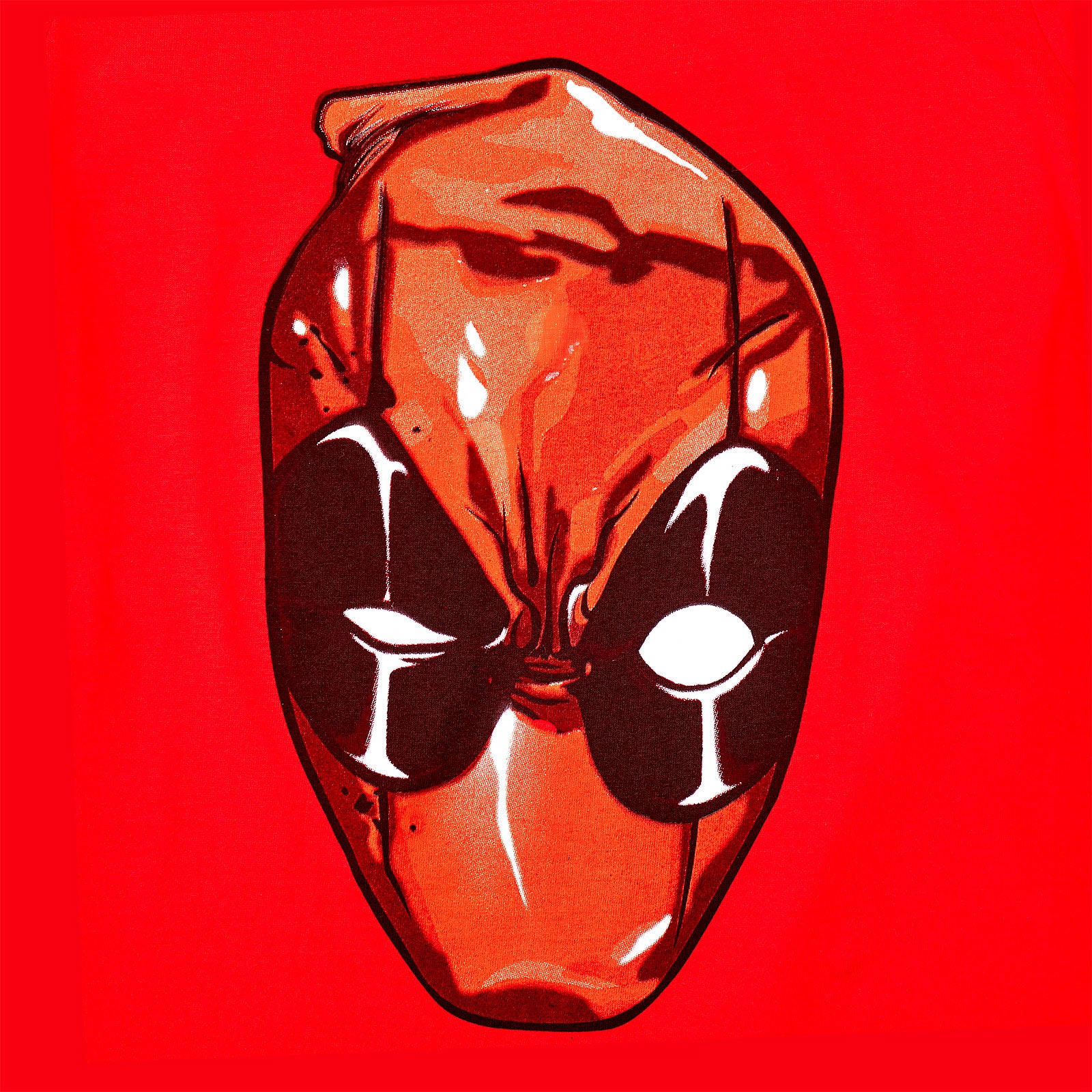 Produktbild Deadpool - Head Girlie Shirt rot