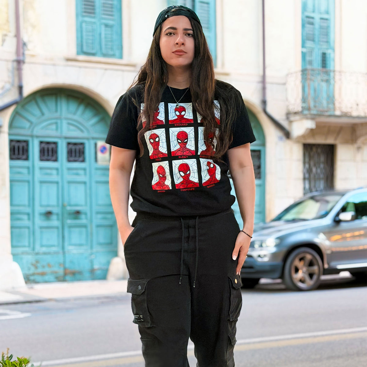 Produktbild Spider-Man - Emotions T-Shirt schwarz