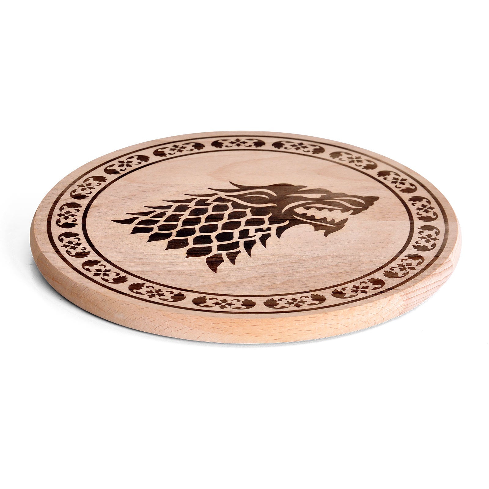Produktbild Game of Thrones - House Stark Schneidebrett Buche