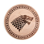 Produktbild Game of Thrones - House Stark Schneidebrett Buche
