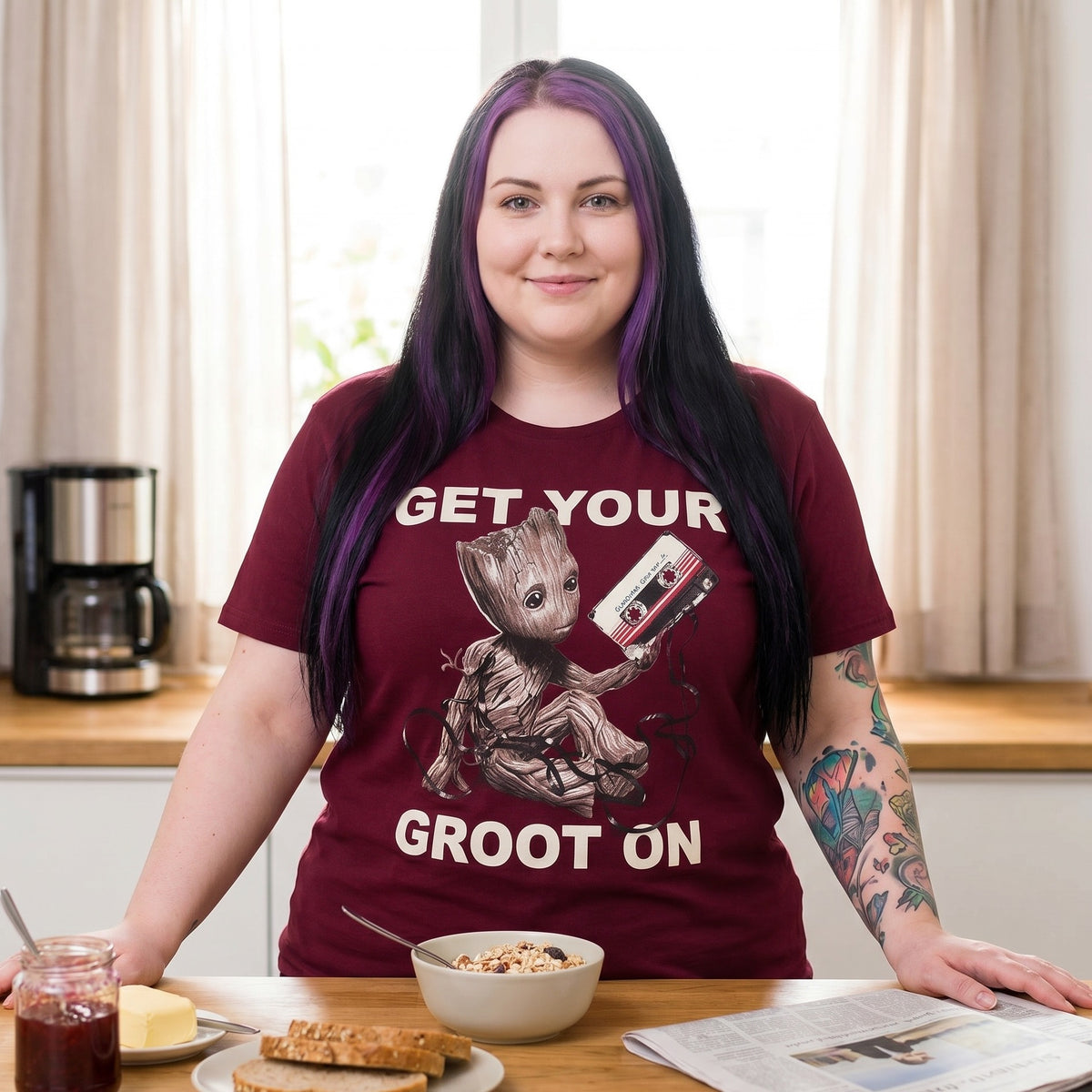 Produktbild Guardians of the Galaxy - Groot T-Shirt rot