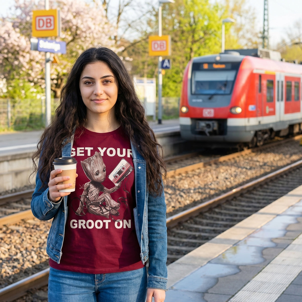 Produktbild Guardians of the Galaxy - Groot T-Shirt rot