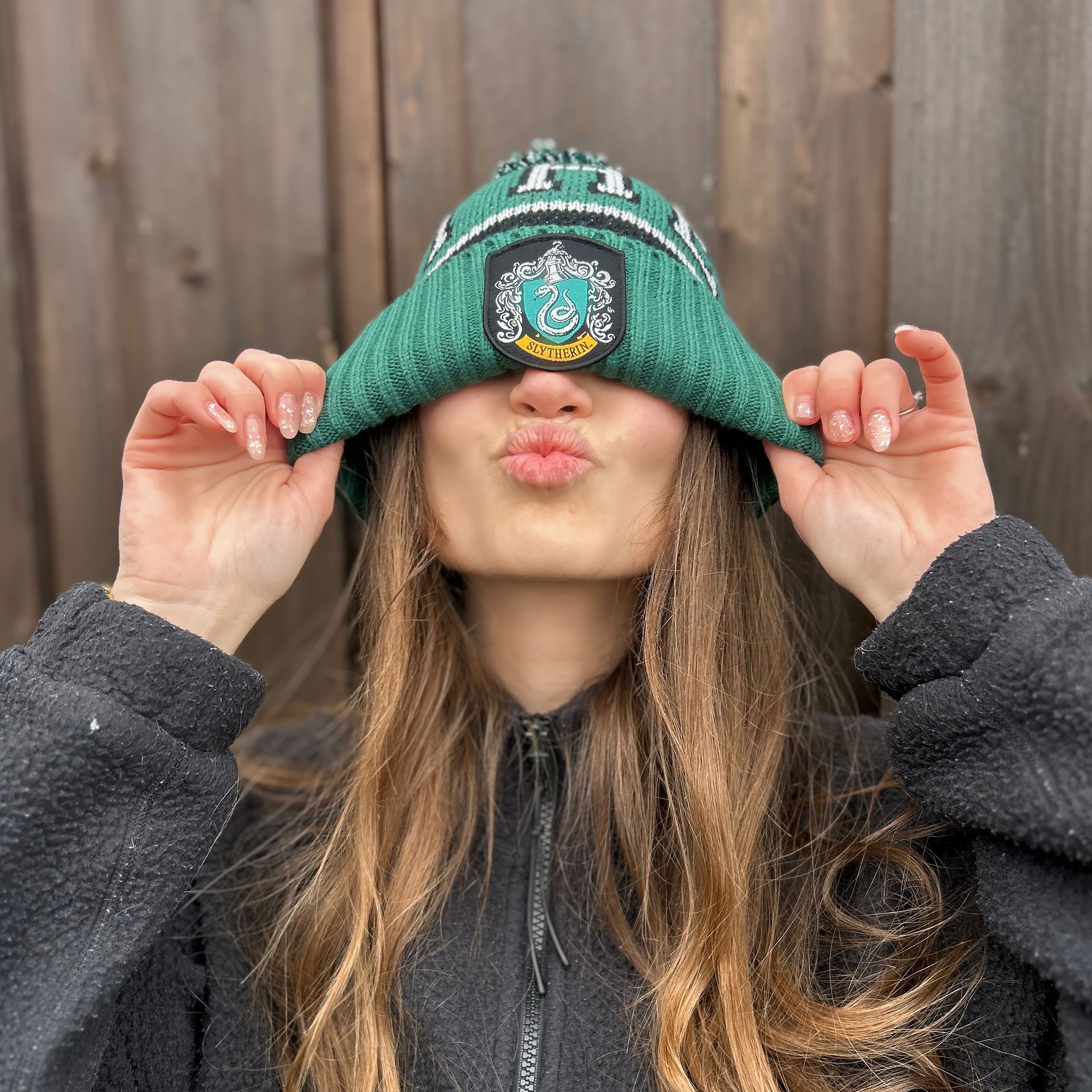Produktbild Harry Potter - Slytherin Mütze grün