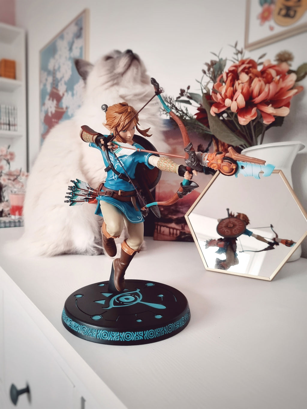 Produktbild Zelda - Link Breath of the Wild Figur mit Diorama