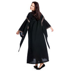 Produktbild Mittelalter Kleid Ida mit Trompetenärmel schwarz