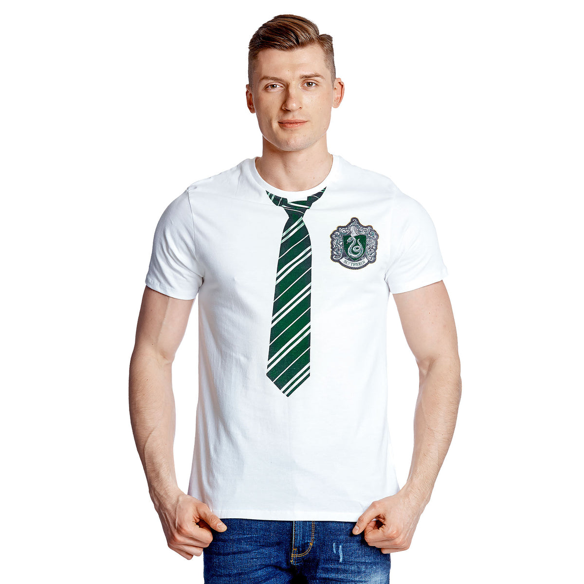 Produktbild Harry Potter - Slytherin Lookalike T-Shirt weiß