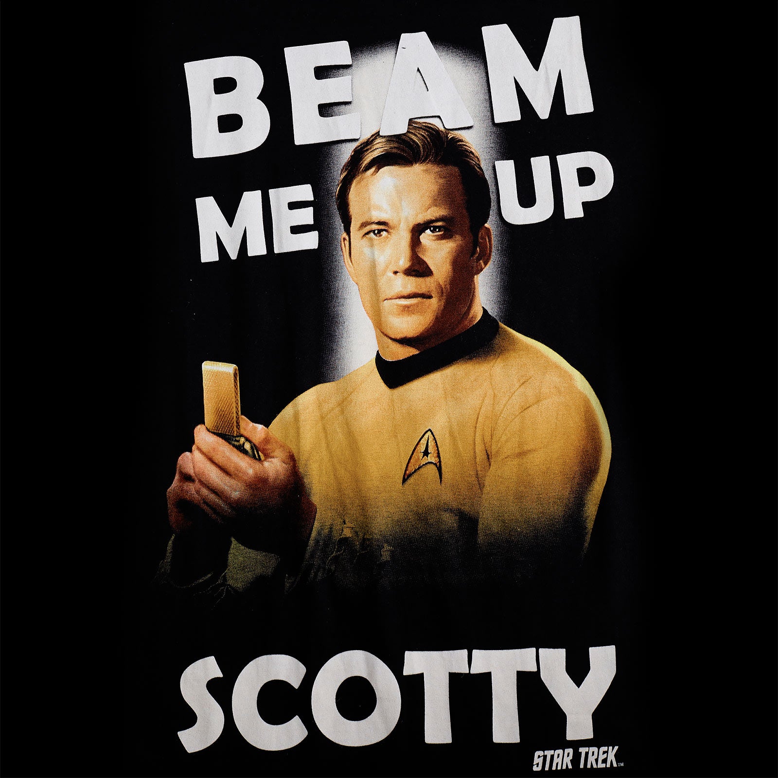 Produktbild Star Trek - Kirk Beam Me Up T-Shirt schwarz