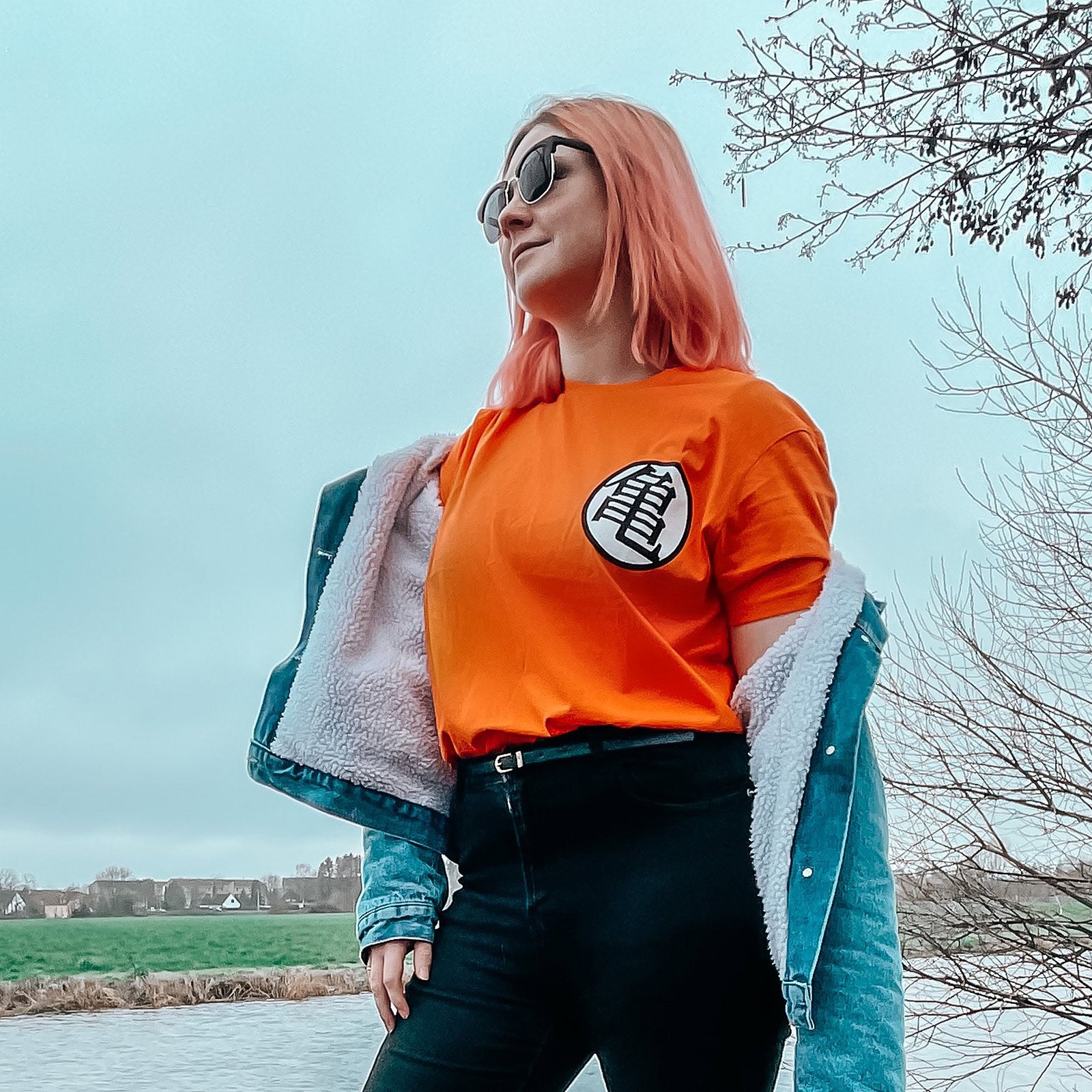Product image Dragon Ball - Kaio Distressed T-Shirt orange