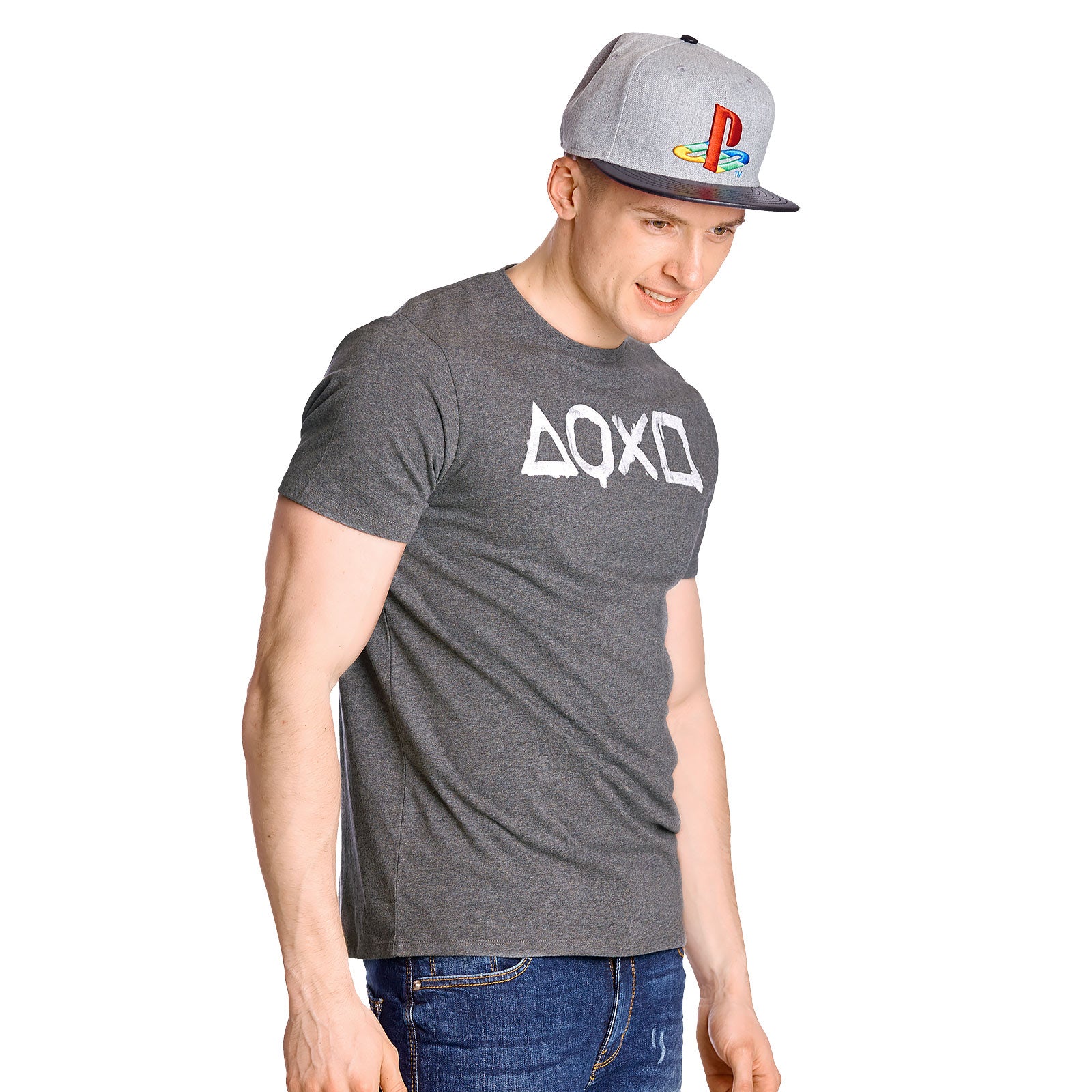 Product image PlayStation - Buttons T-Shirt grey