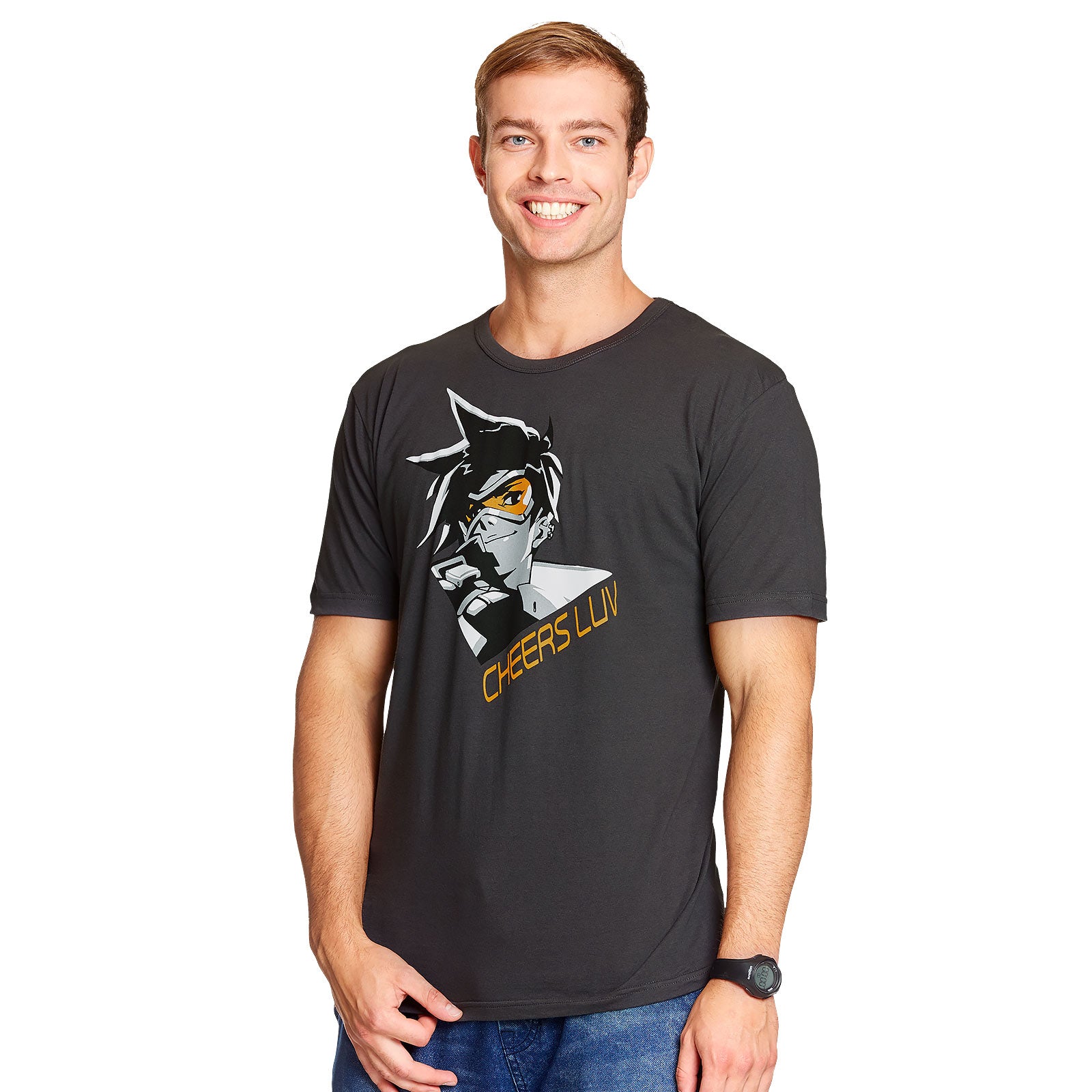 Produktbild Overwatch - Tracer T-Shirt grau