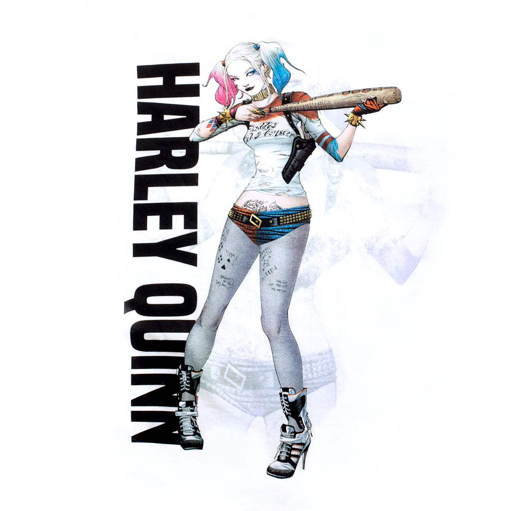 Produktbild Suicide Squad - Harley Quinn Poster T-Shirt weiß