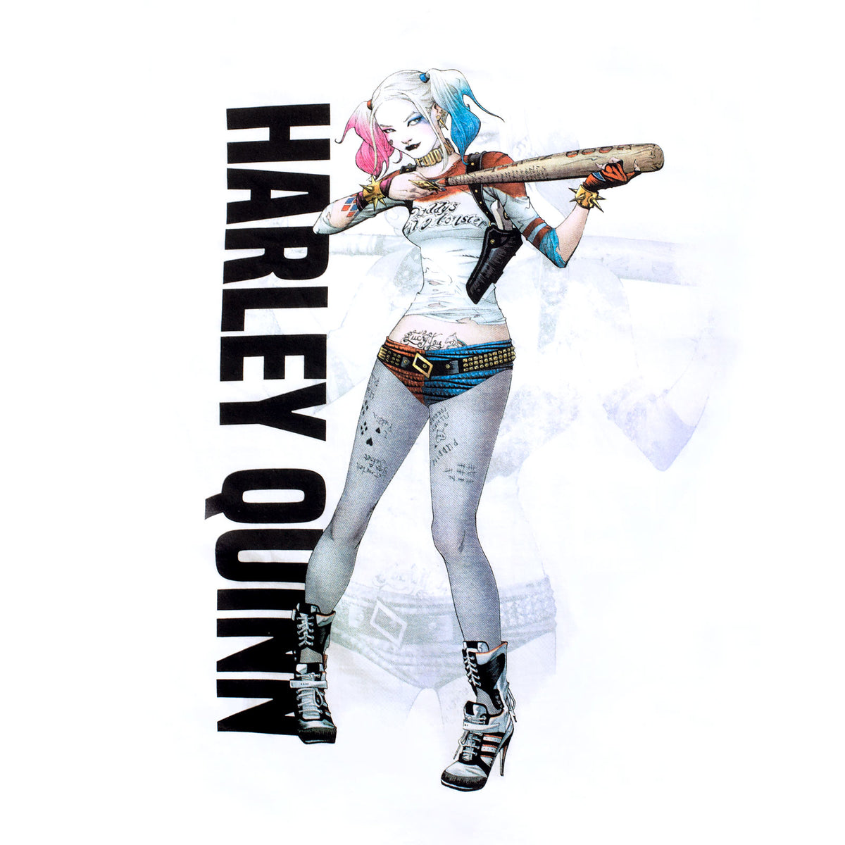 Produktbild Suicide Squad - Harley Quinn Poster T-Shirt weiß