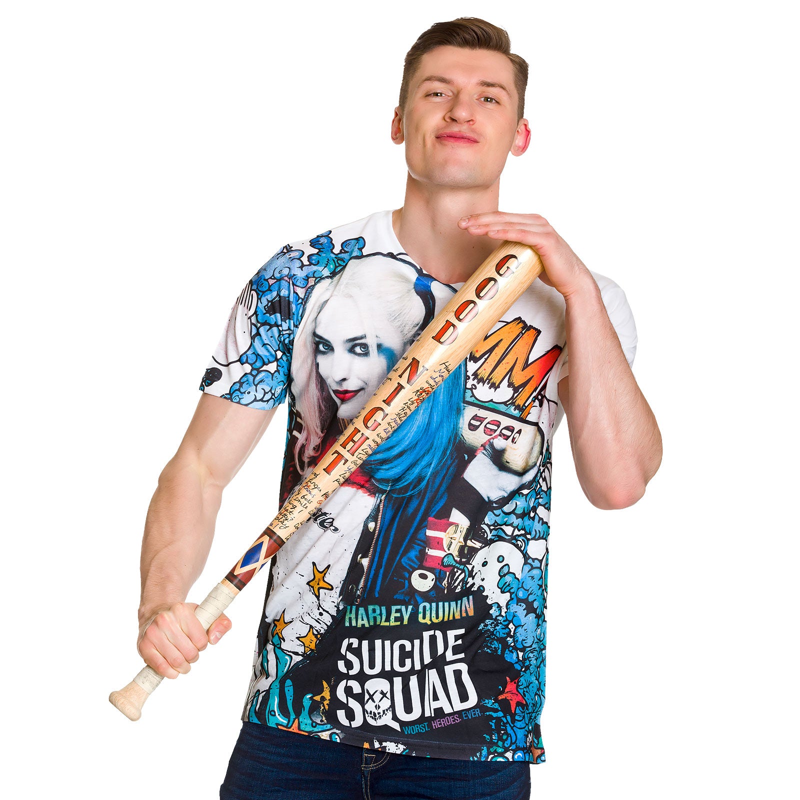 Produktbild Suicide Squad - Harley Quinn Graffiti Full Size T-Shirt