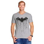 Produktbild Batman - Dripping Logo T-Shirt grau