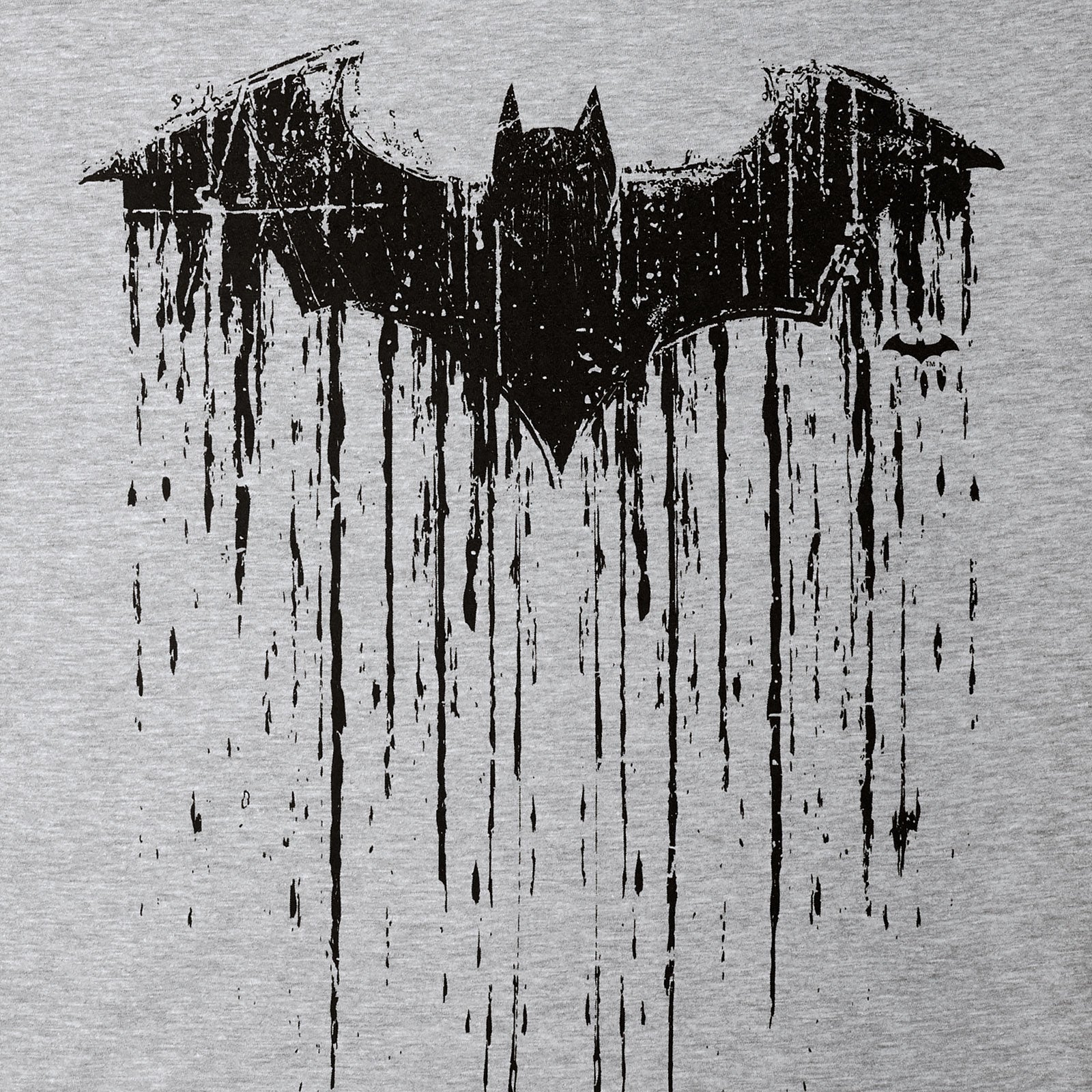 Produktbild Batman - Dripping Logo T-Shirt grau