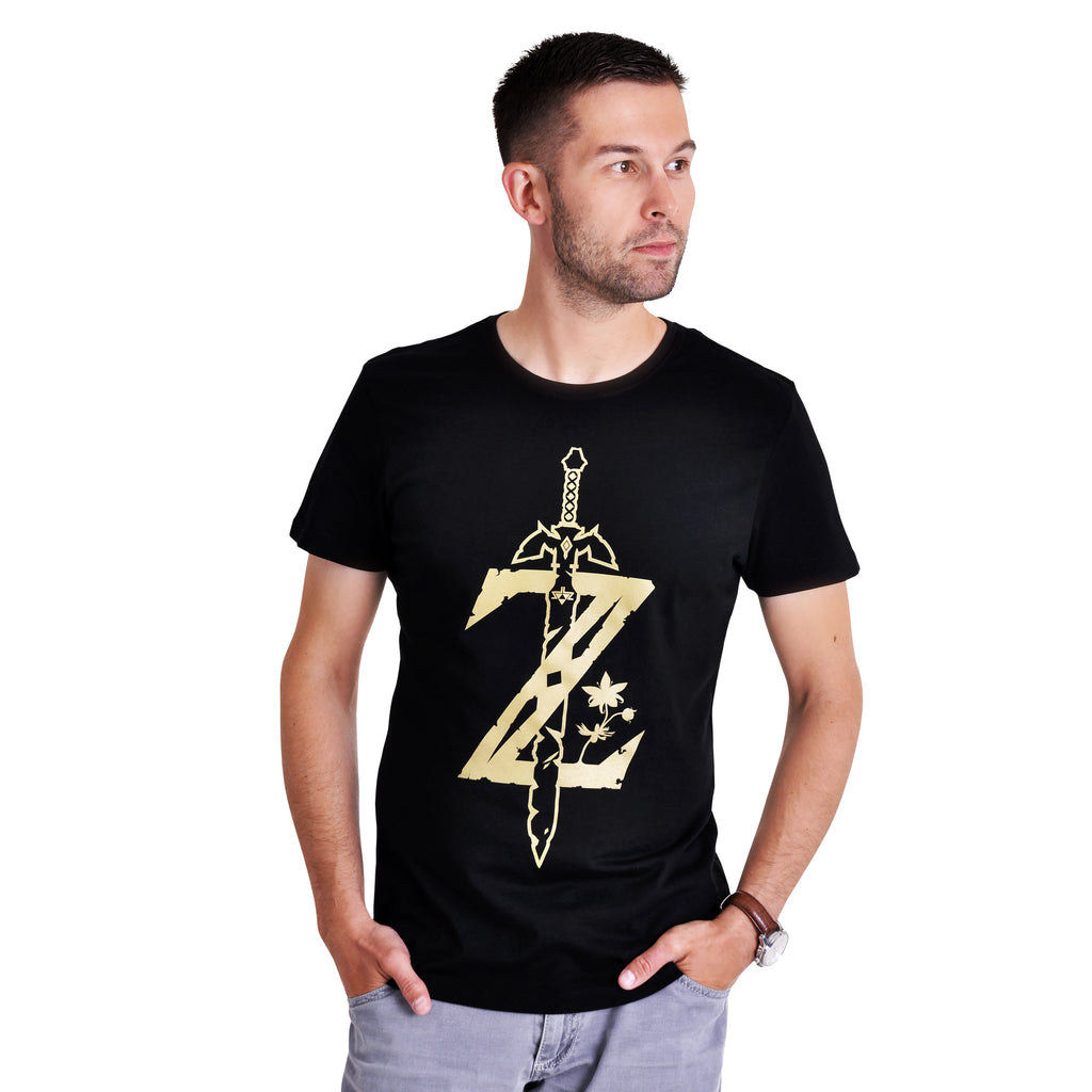Zelda - Sword Logo T-Shirt schwarz