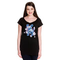 Produktbild Lilo & Stitch - Stitch T-Shirt Damen Loose Fit schwarz