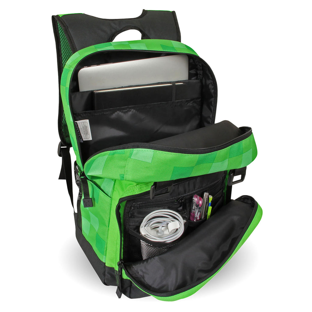 Produktbild Minecraft - Creeper Inside Rucksack grün