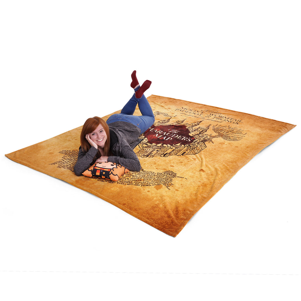 Produktbild Harry Potter - Karte des Rumtreibers Flauschdecke