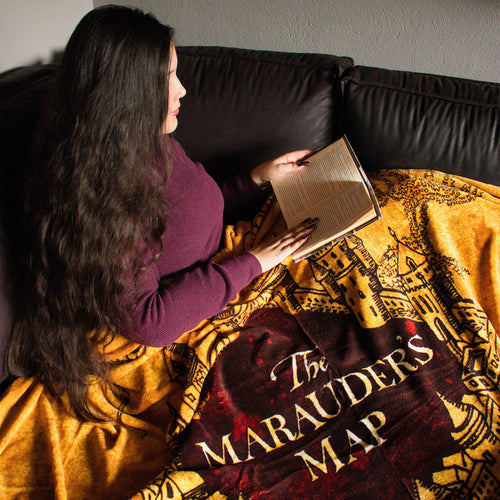 Produktbild Harry Potter - Karte des Rumtreibers Flauschdecke