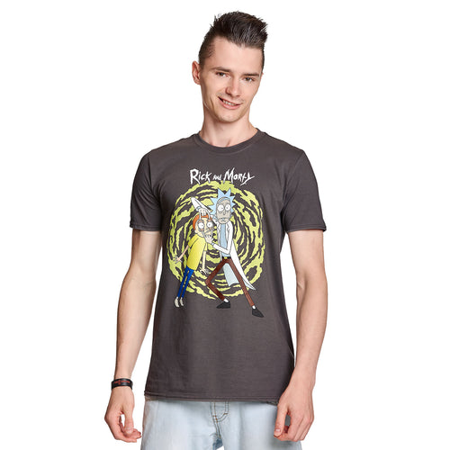Produktbild Rick and Morty - Spiral T-Shirt grau