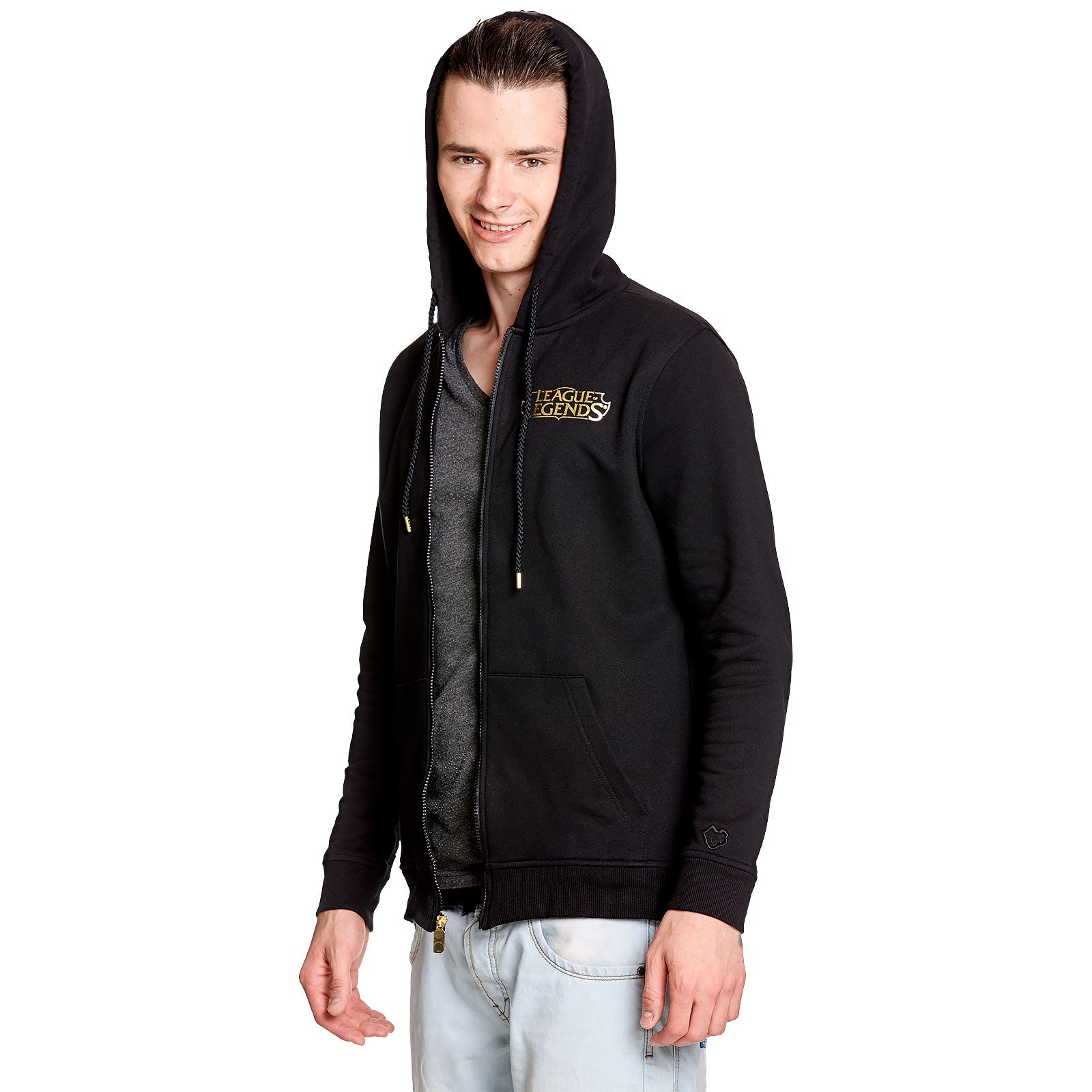 Produktbild League of Legends - Logo Kapuzenjacke schwarz