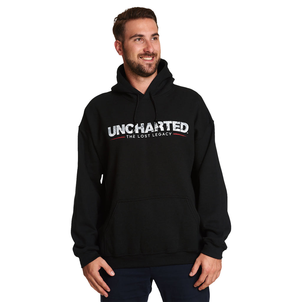 Produktbild Uncharted - Logo Hoodie schwarz