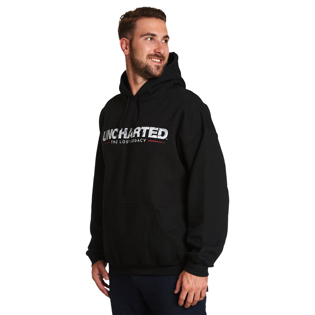 Produktbild Uncharted - Logo Hoodie schwarz