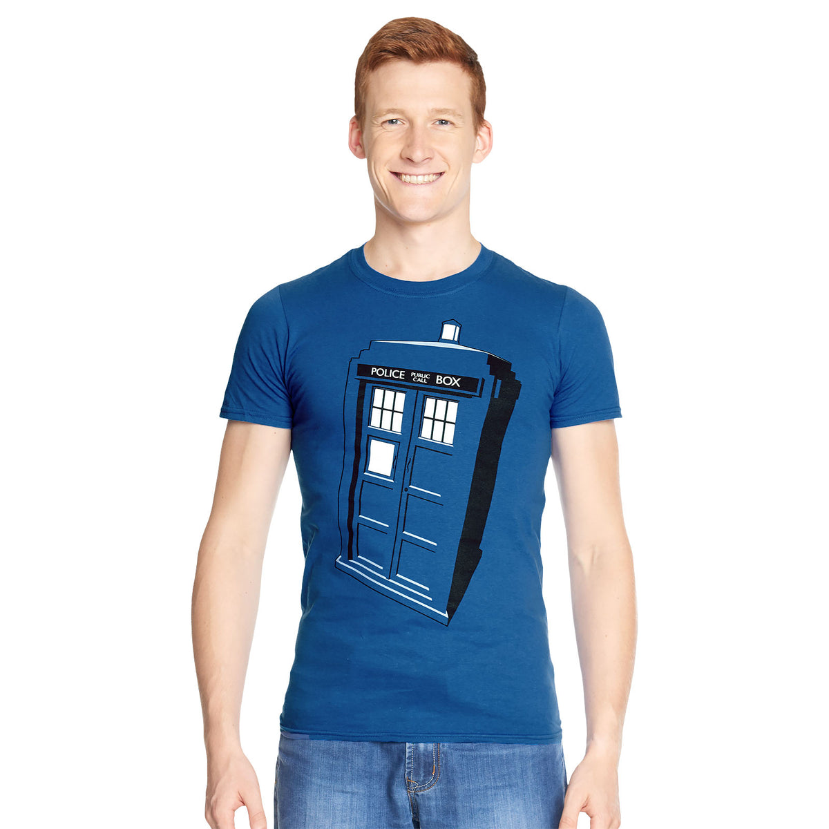 Produktbild Doctor Who - Tardis Police Box T-Shirt blau