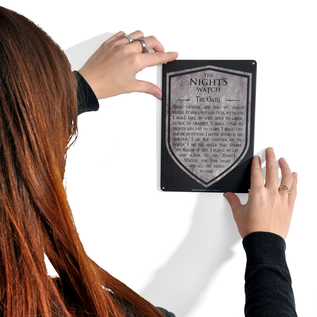 Produktbild Game of Thrones - Schwur der Nachtwache Schild
