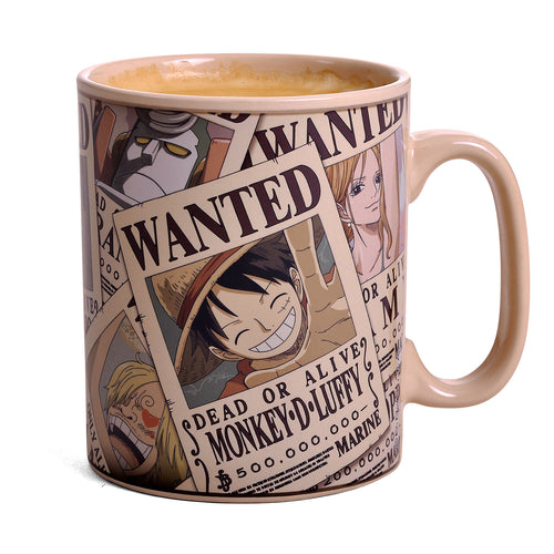 Produktbild One Piece - Wanted Thermoeffekt Tasse